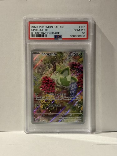 Sprigatito graded PSA 10 for sale on eBay