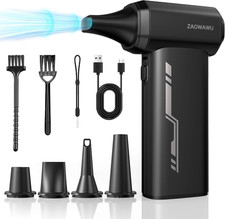 Electric Air Duster - 150000RPM Keyboard Duster for PC Cleaning, Cordless