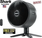 Shark FA151BRN FlexBreeze TableMate Tabletop Fan, Charcoal, Indoor/Outdoor FA056
