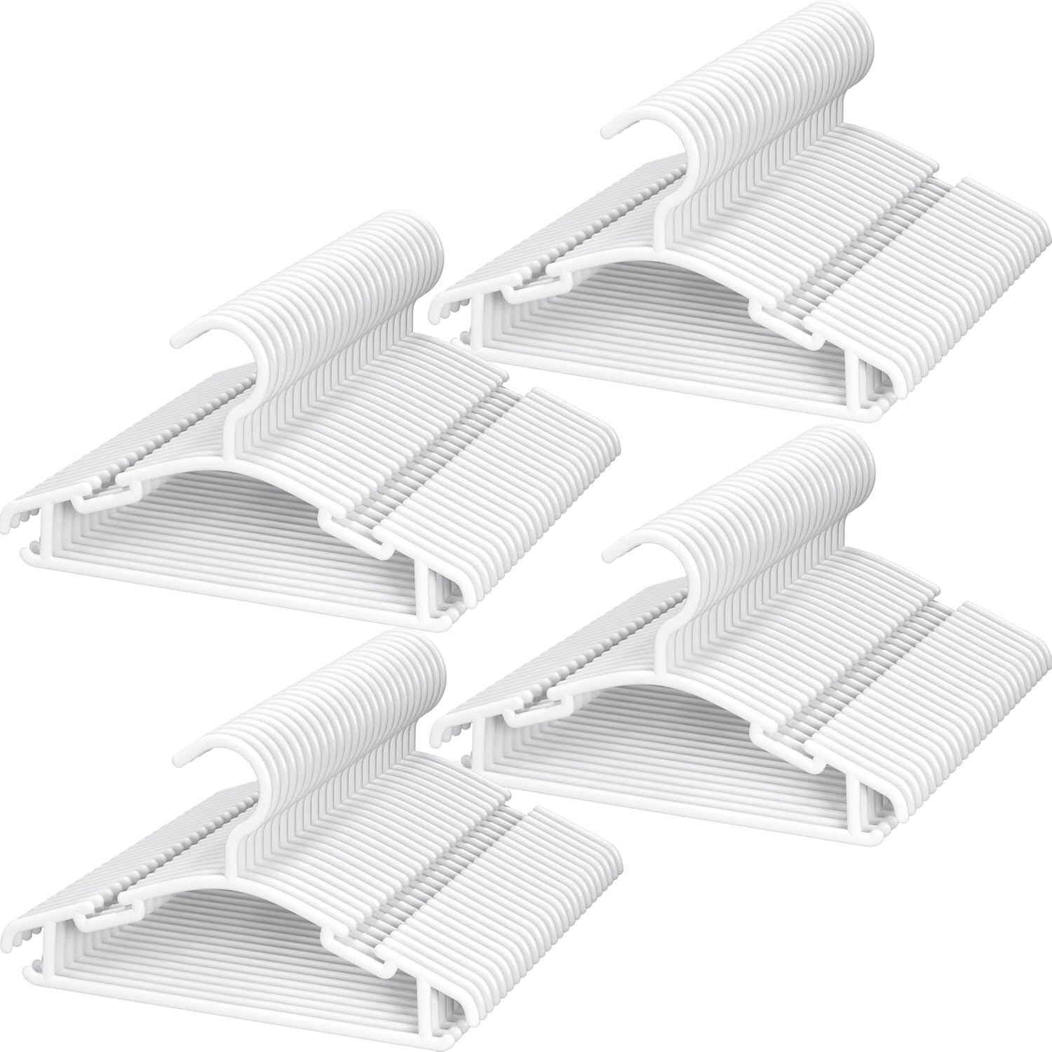 Baby Hangers 100Pack Kids Plastic Baby Clothes Hangers for Closet Small Children