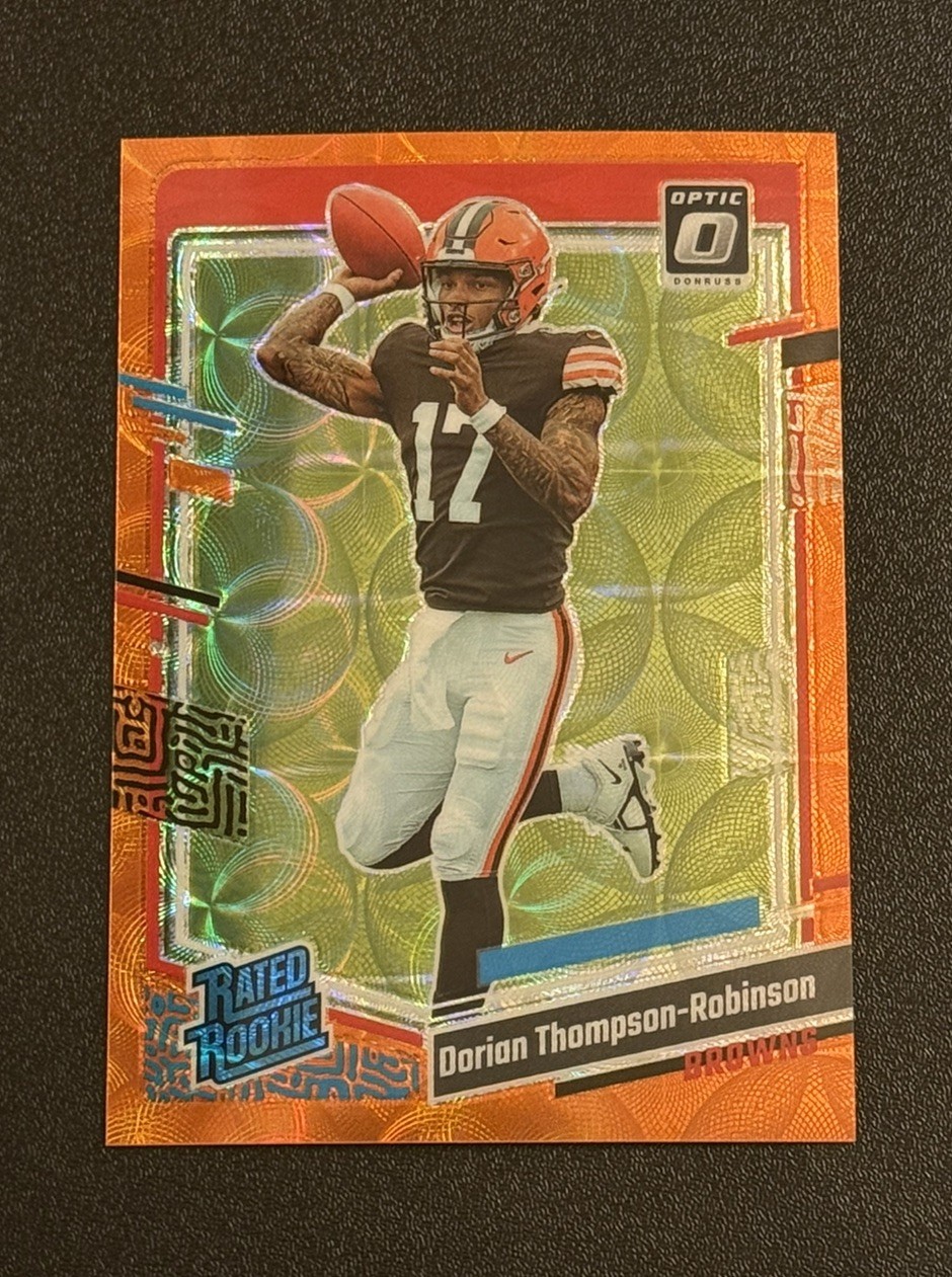 2023 Donruss Optic Dorian Thompson-Robinson Rookie Orange Scope /79 #225 Browns