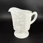 Vintage Westmoreland "Paneled Grape" Milk Glass 5” Creamer Small Pitcher