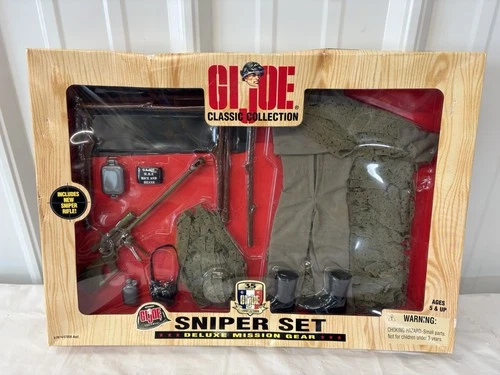 New In Box Vintage GI Joe Classic Collection Sniper Set Deluxe Mission Gear 1998