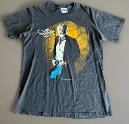 Kenny Rogers T Shirt L Single Stitch Band Count 1980s vintage concert t-shirt, vintage, single stitch, B+ condition