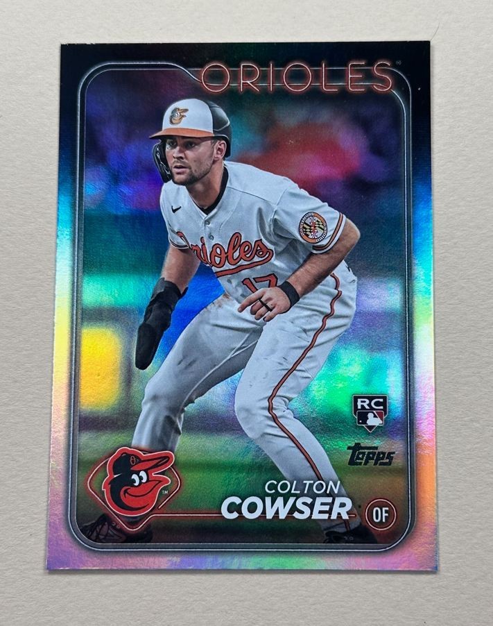 Colton Cowser - 2024 Topps Series 1 - Rookie #257 - Rainbow Foil  - Orioles