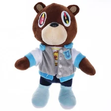 Kanye West Teddy Bear Stuffed Plush Doll Music Graduation Teddy Bear Collection
