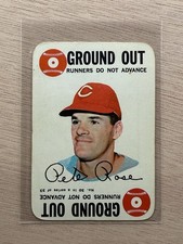 1968 Topps Game #30 Pete Rose Baseball Trading Card [Ground Out]