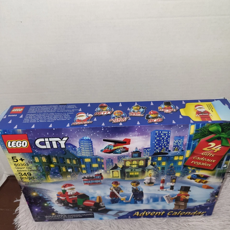 LEGO City Advent Calendar Building Kit 2021 (60303) 349 pcs NEW Factory Sealed - Image 2 of 4