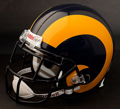 ERIC DICKERSON LOS ANGELES RAMS Schutt EGOP Football Helmet