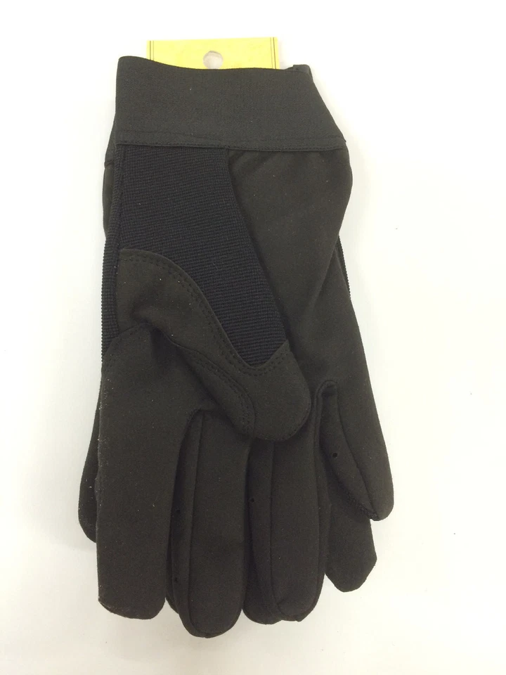 Rugged Wear Mechanics Gloves Leather Syn Palm and Fingers Are Spandex Black - Image 3 of 4