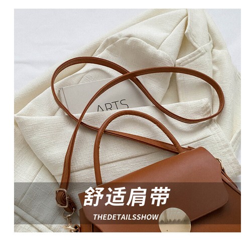 Fashion Casual One Shoulder Crossbody Underarm Handheld Small Square Bag - Picture 14 of 26