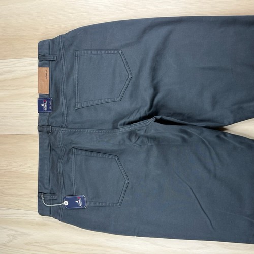 johnnie-O terry pantalone 5 tasche uomo taglia 38x34 colore antracite NUOVO - Foto 16 di 18