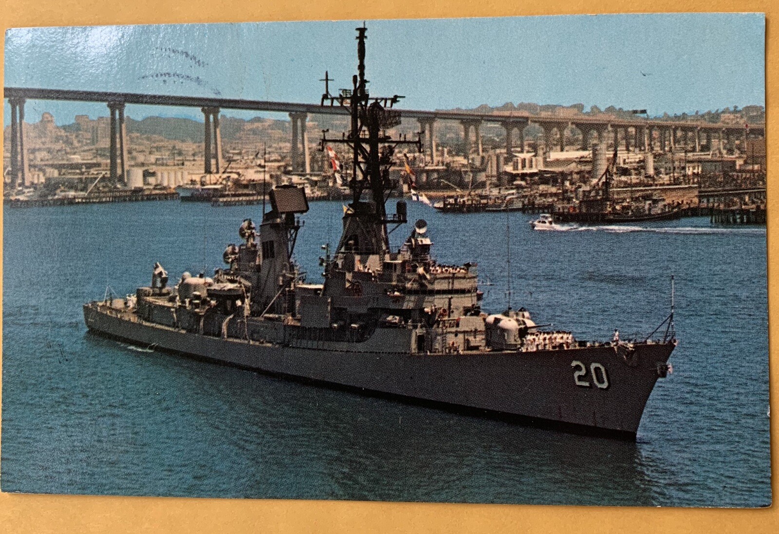 1982 USS GOLDSBOROUGH DDG20 US NAVY SHIP POSTMARK POSTCARD, SAILOR LAX eBay