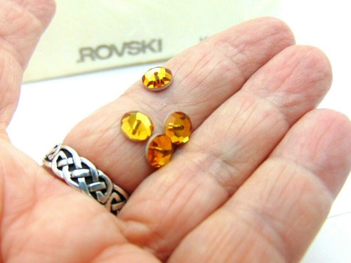 Swarovski Art 3000 Vintage Topas 6mm Strass Kristall - Bild 3 von 6