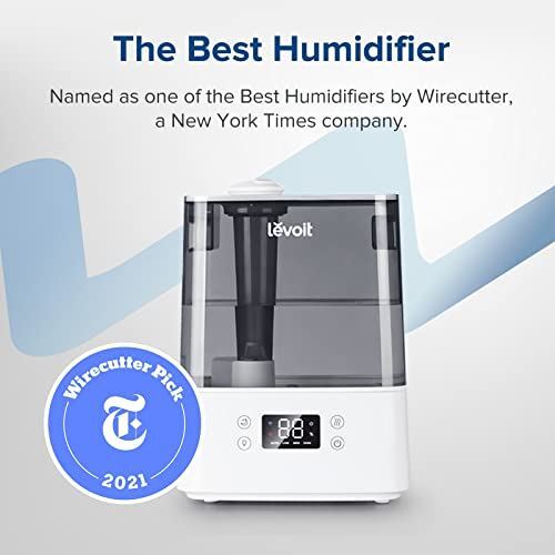 LEVOIT Humidifiers for Bedroom Large Room Home, Smart Wifi Alexa Control, 6L Top - Picture 8 of 11