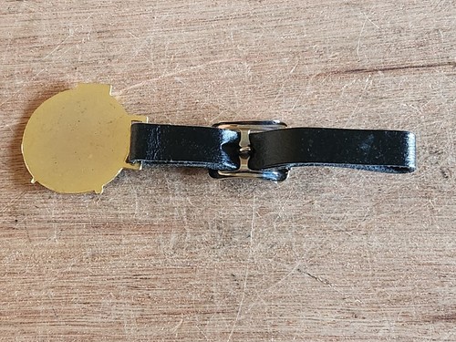 Chicago Burlington Quincy Railroad Pocket Watch FOB Train Advertising Vtg Strap - Picture 8 of 24