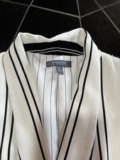 Madison Stripped Blazer Scrunch 3/4 Sleeves Size S Pre Loved Looks New.