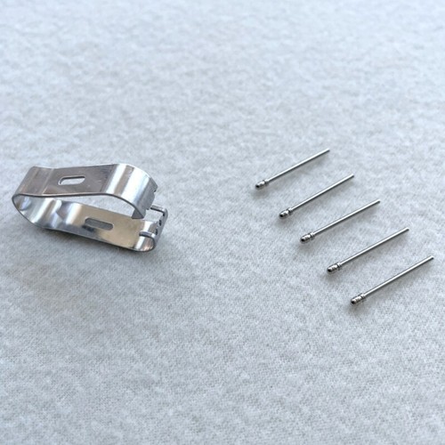 2Pcs Metal Round Tip Pen Refills with Handys Clip for Remarkable Scribe Write - Zdjęcie 6 z 8