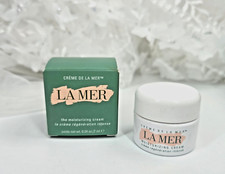 La Mer Moisturizing Cream .24 Oz / 7 Ml Empty Jar with box, product insert