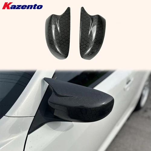 Side Mirror Cover For Infiniti G37 2 Door Coupe 08-13 KZ Style Honeycomb Carbon