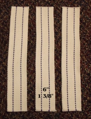 Kosmos Lamp Wicks - by MaxBrite in England -  pack of 3 wicks 6''' 1 3/8'  wide,