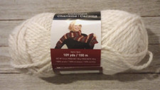 crochet yarn knit charisma bulky loops & threads off white #5 lot #9 new