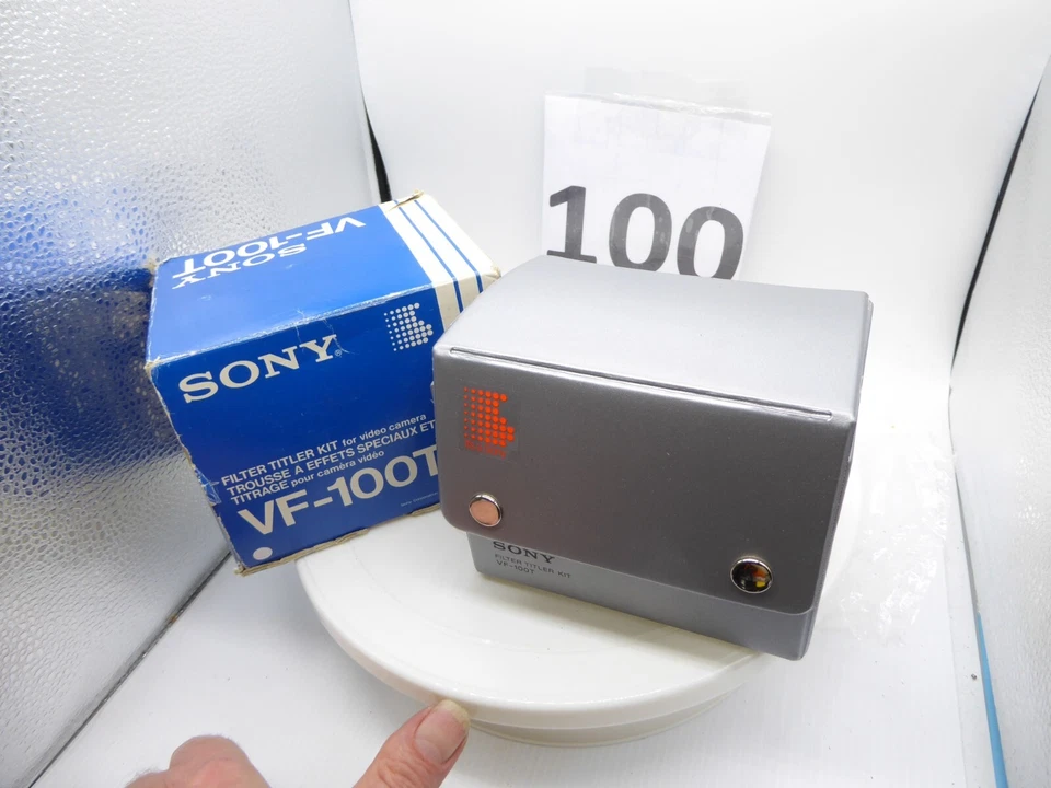 sony vf100t vf 100 t vf100 t filter kit . 8 filters and adapter - Image 2 of 4