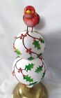 Patricia Breen 2010 Aviary Finial-Songbird, Holly #3029 Milaegers Lottery Euc
