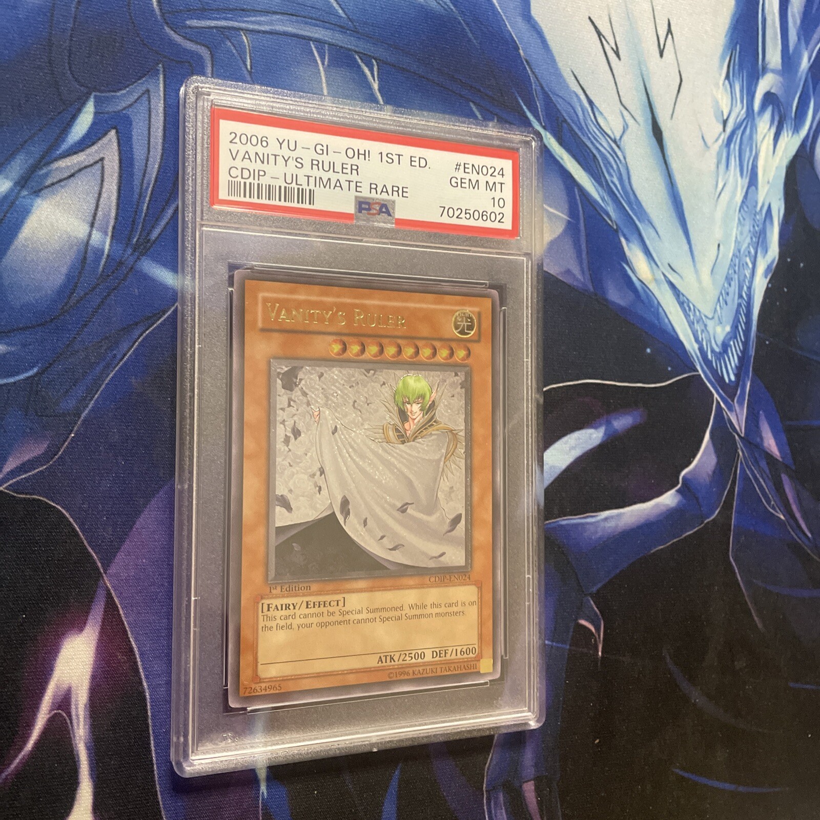 Yugioh! Vanity's Ruler CDIPEN024 Ultimate Rare 1st Edition PSA 10 GEM