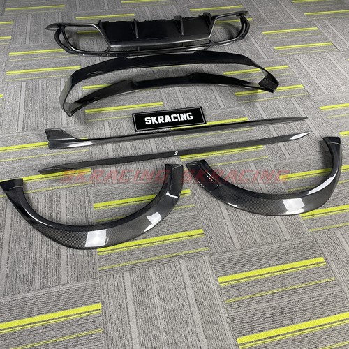 Carbon Fiber Rear Lip Fender Side Skirts Spoiler Kit Fit Alfa Romeo Giulia 17-24 - Picture 2 of 66
