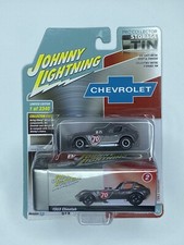 JOHNNY LIGHTNING 1963 Cheetah Pro Collector Tin Dark Silver Chevrolet