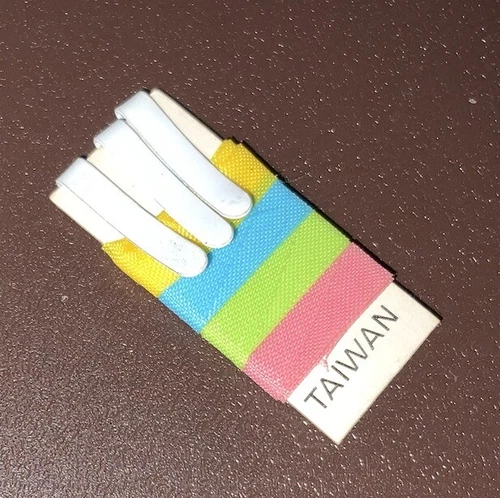 Vintage 1960s Francie Quick Curl Barbie Doll White Hair Clips Barrette Bobby Pin