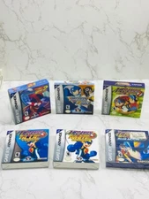 NINTENDO Gameboy Advance Megaman Empty Box and Manual Lot of 6 Rare