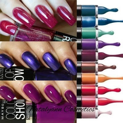 Maybelline New York Color Show/ Color Drama Nail Polish NEW SHADES - FREE POST