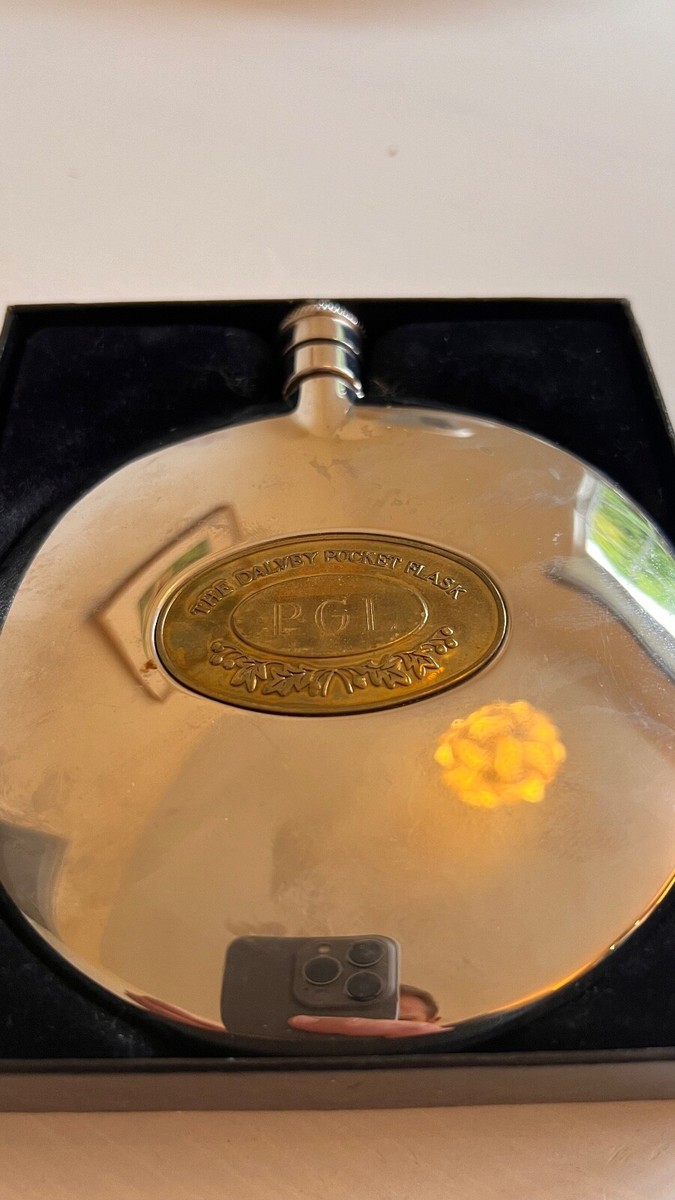 バーベキュー・調理用品 GRANTS OF DALVEY Classic Compact Flask Gold Detail - Dalvey