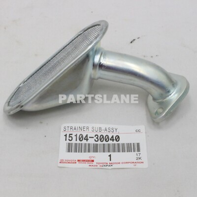 15104-30040 Toyota OEM Genuine STRAINER SUB-ASSY, OIL Strainer Sub