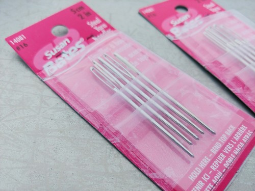 Steel Yarn Needles 2" #16 2 pks of 5 home & craft hobby tools crochet & knitting - Picture 6 of 11