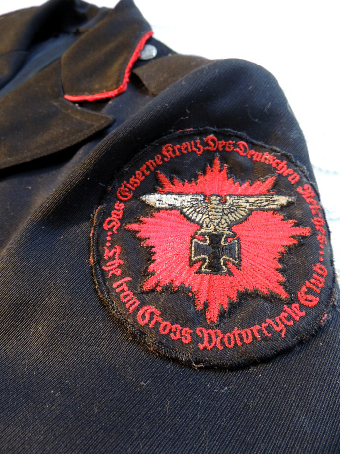 Vintage, 1970's Gay Interest Men's Iron Cross Motorcycle Club Patch on