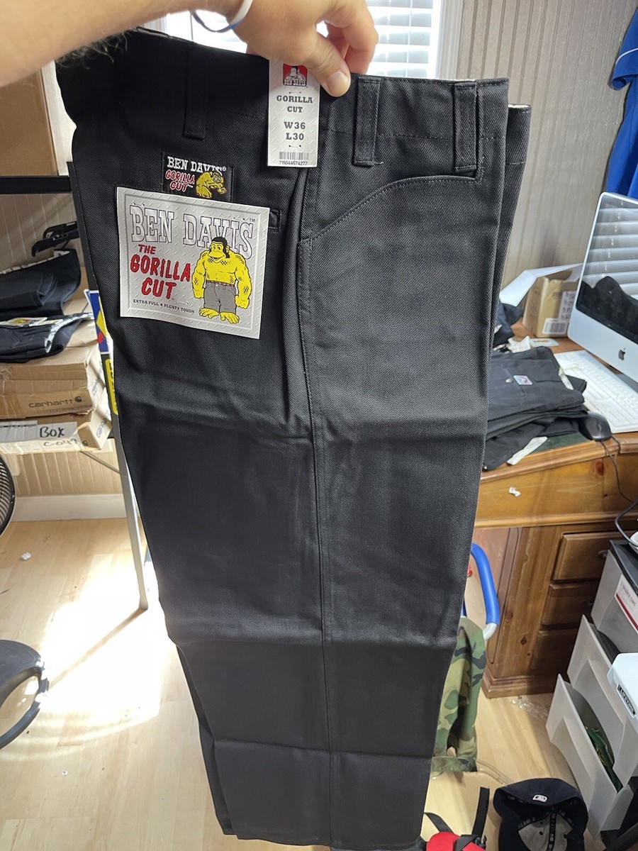 Vintage Ben Davis Gorilla Cut Baggy Wide Deadstock 36x30 Vintage Ben Davis Gorilla Cut Baggy Wide Deadstock 36x30