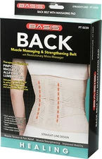 Back Massaging and Strengthing Belt W/ Revolutionary Micro Massager