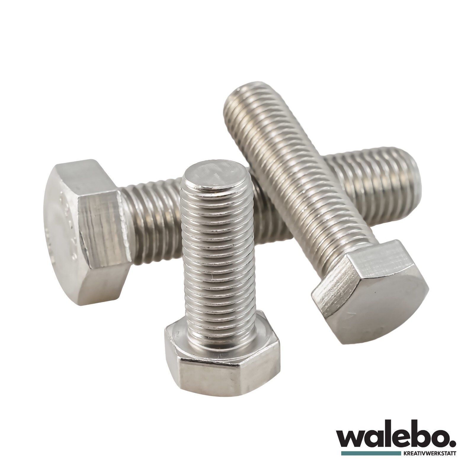 20 Pezzi Perni Filettati M4x35 Mm In Acciaio Inox - Testa Esagonale, DIN 913/ISO 4026 - Foto 6