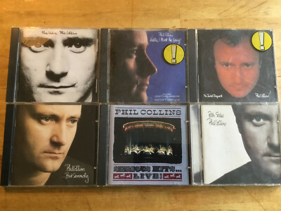 Phil Collins [6 CD Alben] Face Value Hello Must Going No Jacket Required LIVE