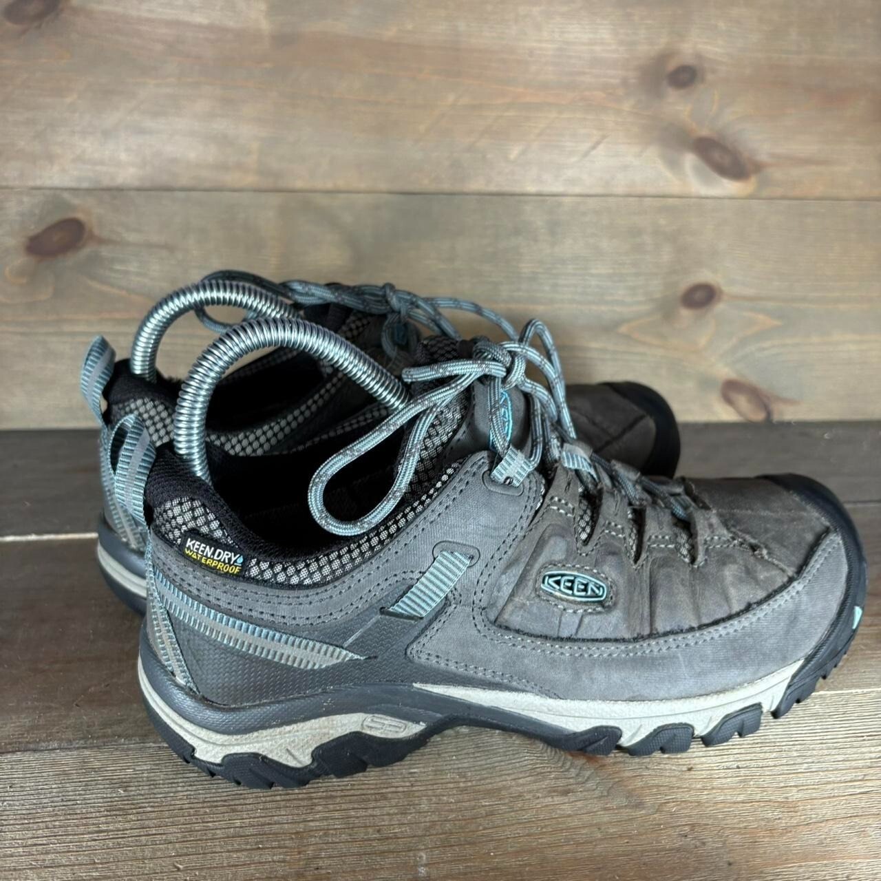 scarpe keen targhee III donna taglia 7 5 grigio impermeabili sneakers trekking