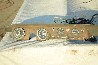 Mg Midget Instruments MG MIDGET, SPRITE, STEEL, METAL DASHBOARD WITH INSTRUMENTS, SWITCH, AND ...