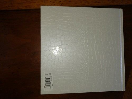 NUOVO LIBRO PER OSPITI E AMICI ORDNING & REDA DESIGN SVEDESE PELLE DI COCCO BIANCO - Foto 7 di 10