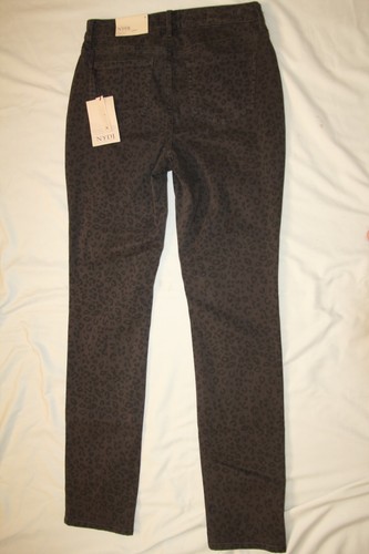 NYDJ ALINA WOMEN'S LEGGINGS SIZE 4 GRAY LEOPARD LIFT TUCK TECHNOLOGY NWT - Picture 7 of 7