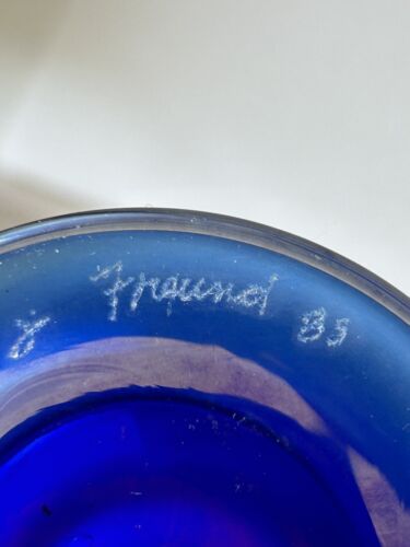 Signiert Vintage 1985 Bruce Freund Art Glas 8"" Vase Loetz Tiffany Stil schön - Bild 5 von 5