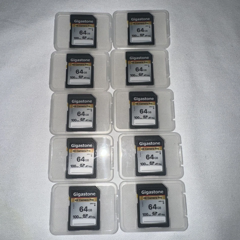 Gigastone 64GB 2-Pack Camera Pro Memory SD Card Full HD Video, SDHC U1 Class 10 - Image 4 of 4