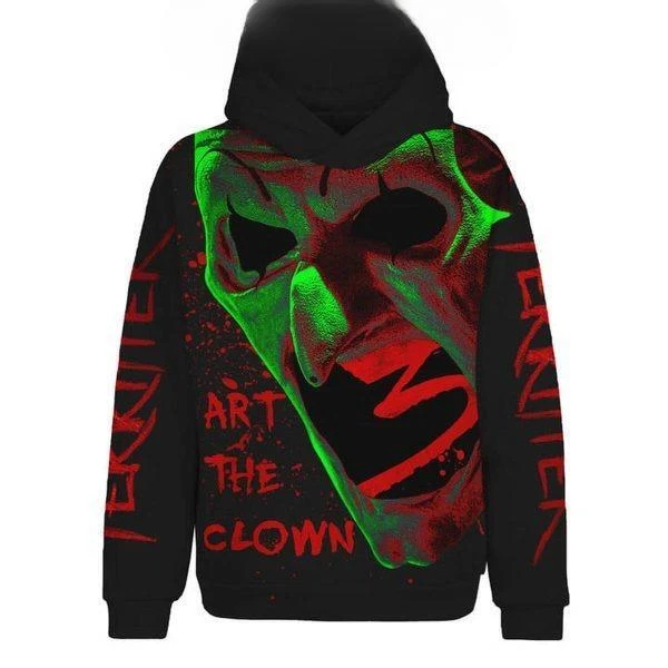 Terrifier 3 Halloween Art Clown Hoodie