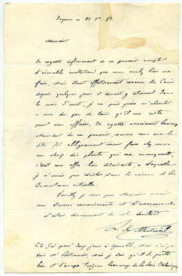 LAS Louis de Tardy, Vicomte de Montravel, Gelehrter der Freude. Botanik. 1852.